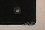 Floor Mat Set 911 / 930 - Jakarta - Black Leather Edging - Black Stitching - Includes Fasteners