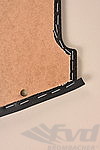 Türverkleidung rechts -73 schwarze Flechtnarbe original mit Keder, ohne elektrische Fensterheber