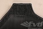 Carpet Set comp. Targa 911 E (73) black - Manuel - RHD