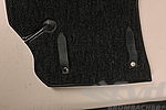 Jeu tapis complet Targa 911 E (73) noir tissu velours - volant à droite
