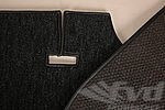 Teppichsatz komplett Targa 911 E (73) schwarz Zellstoff-Velour - Schalter - Rechtslenker