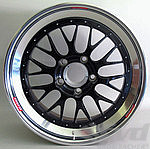 Rim BBS E88 Motorsport 9x19 ET50 ALU center forged and CNC machined - black gloss
