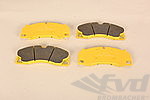 Racing Brake Pad Set - PAGID - RSL 1 - YELLOW - FRONT - 4908 RSL 1 - 17,5 mm