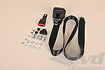 Three-Point Safety Belt - 1 Piece - Black - 15cm Belt Buckle - 911 / 912 / 356