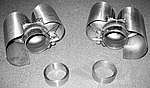 Exhaust Tip Set 997.1 - Genuine S Model Tips - With 3.6 L Adapter