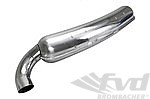 Muffler 911  1975-89 - Sport - Stainless Steel - 2 in x 1 out - Weld On Ø 84 mm (3.3") Tip