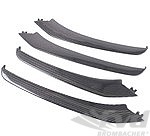 Air Duct Splitter Set (4 pieces) Front Grill Blades - Carbon Fiber - 991 C2S / C4S
