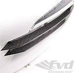 Air Duct Splitter Set (4 pieces) Front Grill Blades - Carbon Fiber - 991 C2S / C4S