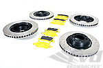 991 GT3RS/GT2RS - 410/390mm PFC Steel Rotor Cup conversion incl. Pagid Yellow