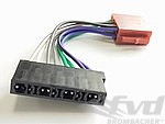 Radio DIN to ISO Speaker Adapter Harness - Female DIN to Female ISO - 4 Channel