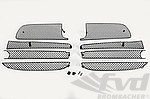 Jeu grilles pour bouclier AV 991.1 Turbo S avec ACC - Complete - Noir