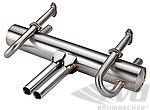 Exhaust system 912 1.6 liter, with middle double tailpipe