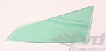 Dreieckfenster 3mm Makrolon/ Polycarbonat 964 vorne links, grün