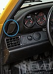 Upper Dashboard End Cap Trim 964 / 993 - Carbon - Complete Assembly - Right