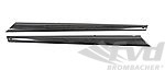 Front Garnish Rails (left/right - 2 pieces) - Carbon Fiber - Manual Mirrors - 911/930 74-89 Coupe