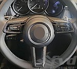 Steering Wheel Trims - Varnished Carbon - 992.1 / 9J1 Taycan