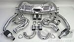 Sport Exhaust System 986 Boxster/S 2000-04 - Brombacher Edition - 200 Cell Cats - Dual 3.5" (90 mm)