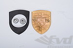 Hood Crest I Kit - Genuine Porsche - Gold - Gold Script