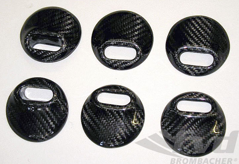 Enjoliveurs Securises Gradient Carbon Look - Accessoire compatible