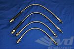 Stainless Brake Lines - 928 - For Floating Caliper on Front Axle