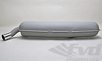 Muffler 911  1975-89 - OEM - Stainless Steel - 1 in x 1 out - Ø 60 mm (2.36") Tip