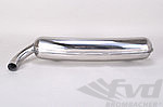 Muffler 911 2.7 L  8/1973-7/1975 - Street - Stainless Steel - 2 in x 1 out - Ø 70 mm (2 3/4") Tip