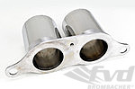 Exhaust Tips 997.1 GT3 / RS -  Motorsports -  2 x 100mm (4") - Polished Stainless