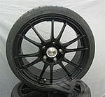 Jeu de roues OZ Ultraleggera HLT noir Titanium+Michelin PSC 8,5+11x19 ET49/50