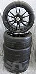 OZ Ultraleggera HLT Wheels black with Michelin PSS 8.5 + 12 x 19 ET 53/68