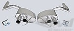Secondary Sport Muffler Set Panamera S / 4S - Brombacher Edition - For FVD Exhaust Tips