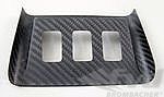 Center Console Lower Switch Cover 964 / 993 - Carbon Overlay