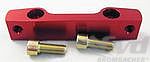 Brake Adapter 930 - for 993 / 965 Turbo Big Red Caliper - Aluminum - Red Anodized