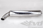 Muffler 911  1975-89 - Sport - Stainless Steel - 1 in x 1 out - Ø 84 mm (3.3") Tip