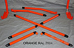 Powder Coating Charge -  HEIGO - ROLL BAR - Orange RAL 2004