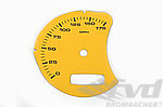 gauge face   mph    yellow    986   with BC
