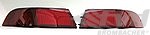 Taillight Assembly Set 993 - Red / Smoked - Complete with Sockets and Bulbs - Left + Right Side