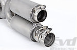 Competition Exhaust System 997.1 GT2 - Brombacher - Titanium - Catalytic Bypass - 10.6 kg (23.3 lbs)