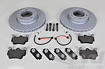 Kit complet service freins AV Boxster S 987 05-08/Boxster 09-/Cayman S 06-08/Cayman -09