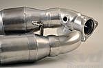 Race Muffler 997.1 Carrera S 3.8 L - Brombacher Edition - 100 Cell Catalytics with Turn Down Tips