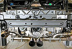 Center Muffler Bypass in Titanium for 997 GT3/RS  with Tips Ø 3.5" (090mm)