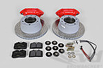 Genuine Big Red Brake System 964 C2 / C4 - REAR - 4 Piston - 300 x 24 mm - Drilled Discs