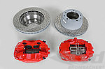 Kit freins AR sport "Big Red" (4 pistons) disques Ø300x24mm percés