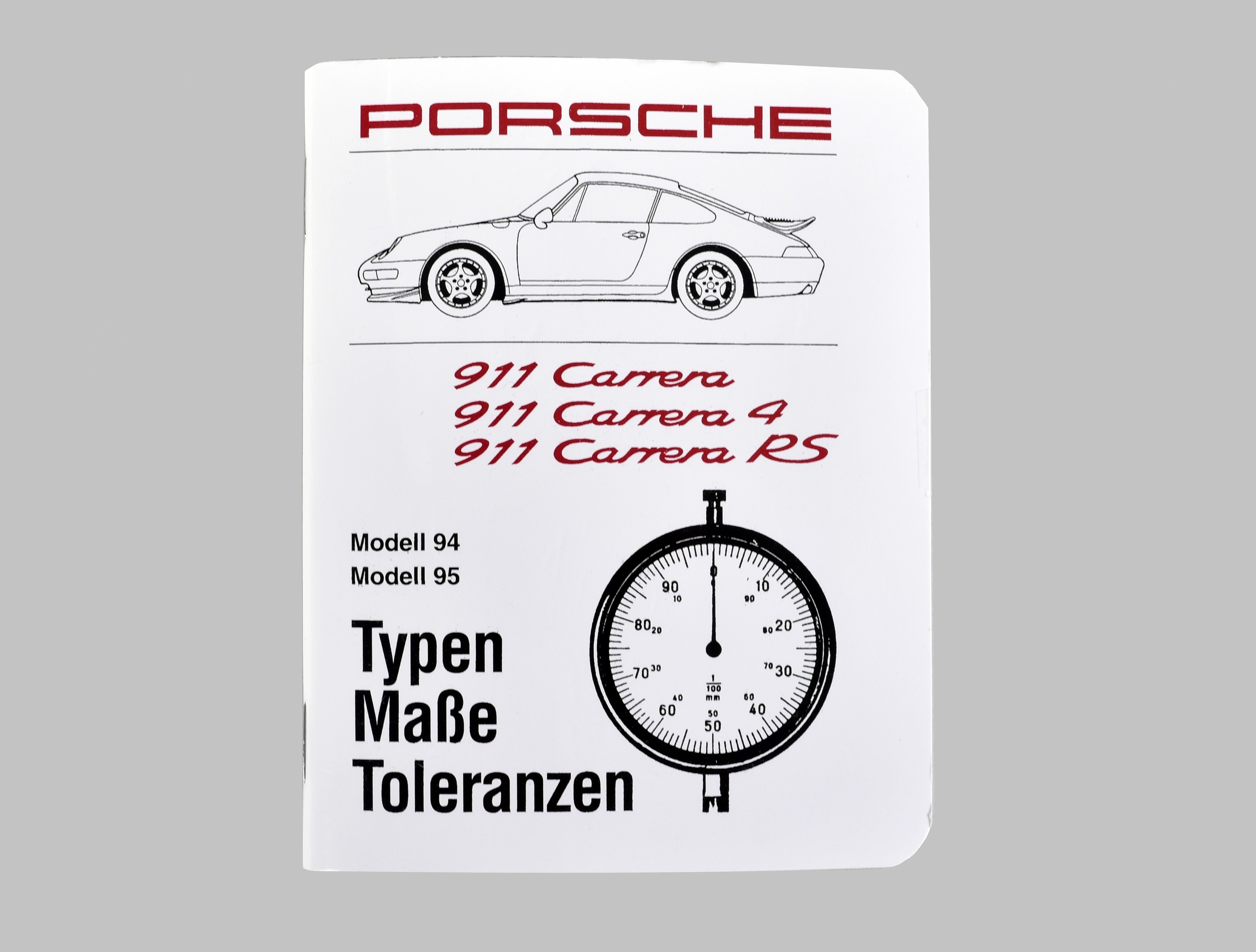 Tech Spec. Book 993 94/95 german - 100424510 - WKD424510 - Porsche