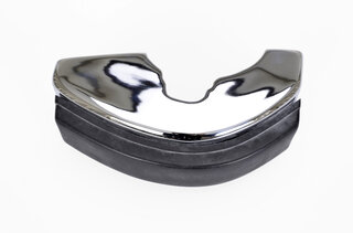 Front Bumper Guard with Buffer 911 / 912 - Chrome - Right - S Trim