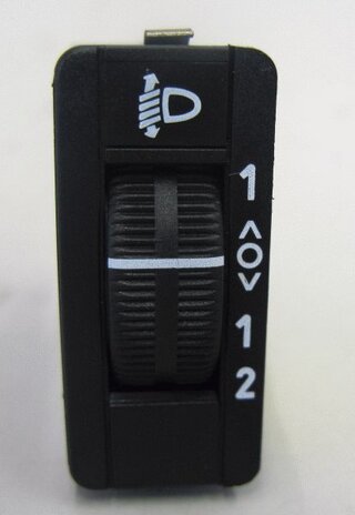 Switch headlight leveling system