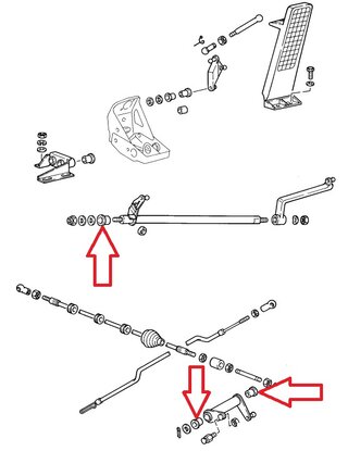 Buchse für Gasumlenkhebel 356 60-65, 911 65-89, 914/6
