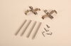 Kit de fixation plaquettes arrières C2
