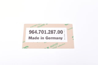 Klebeschild Reifendruck 9442, 964 C2/4