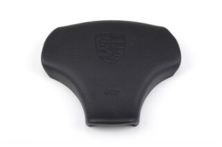 Centre de volant  cuir noir avec écusson pour volant 100498F601