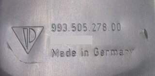Hitzeschutz Heckschürze rechts 993 C2/ C4/ RS
